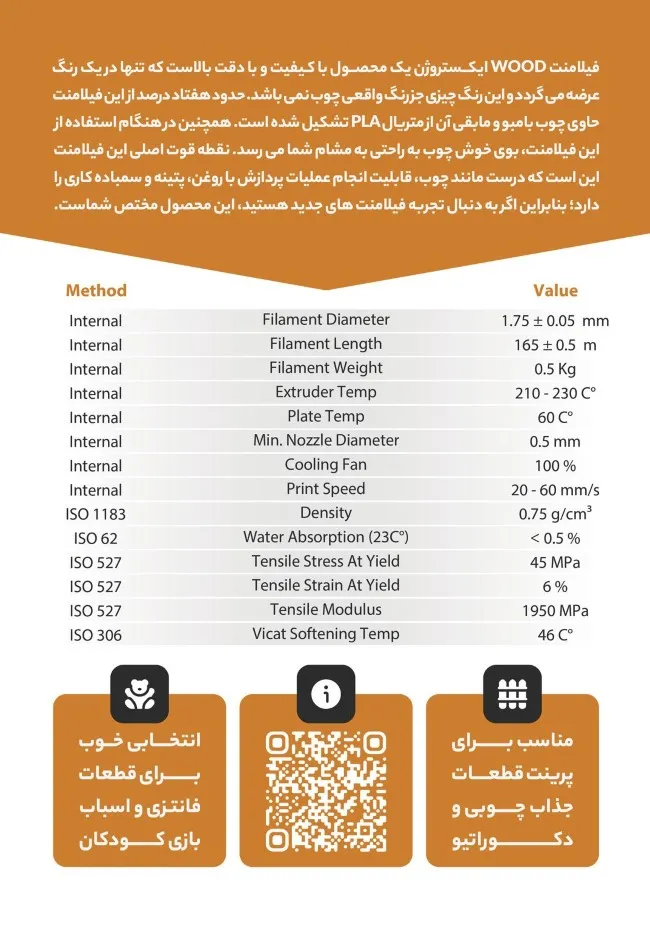 کاتلوگ فیلامنت چوب